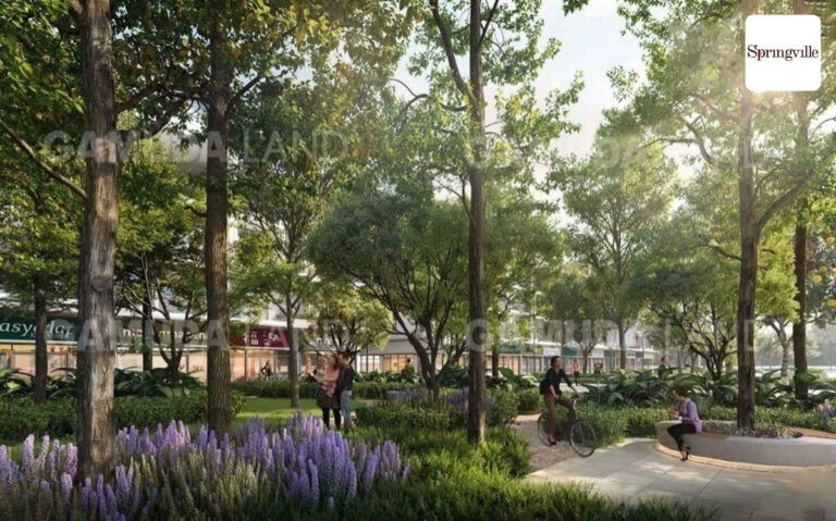 phoi canh cong vien xanh spring ville nhon trach