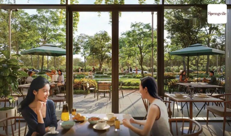 khong gian kinh doanh shophouse spring ville