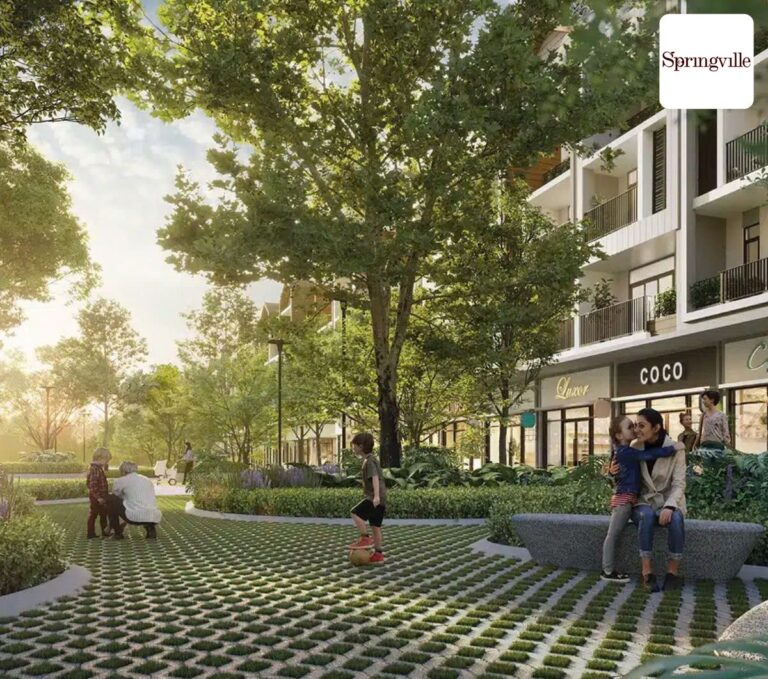 minh hoa khong gian song xanh spring ville nhon trach