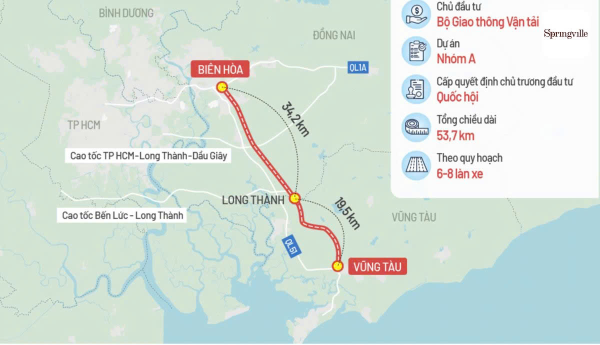 lo trinh cao toc bien hoa vung tau