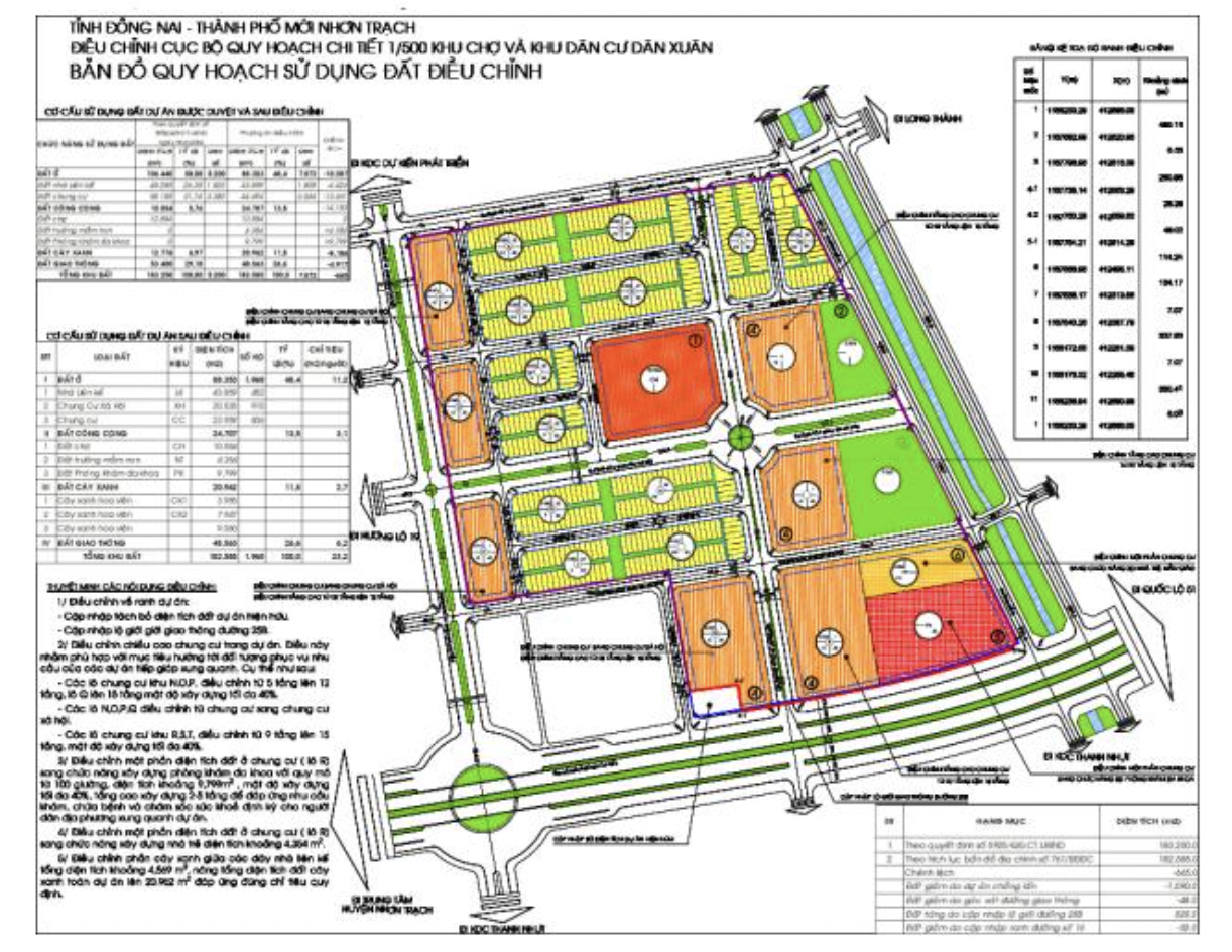 quy hoach chi tiet 1/500 spring ville
