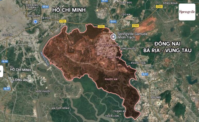 ban do ve tinh vi tri nhon trach dong nai